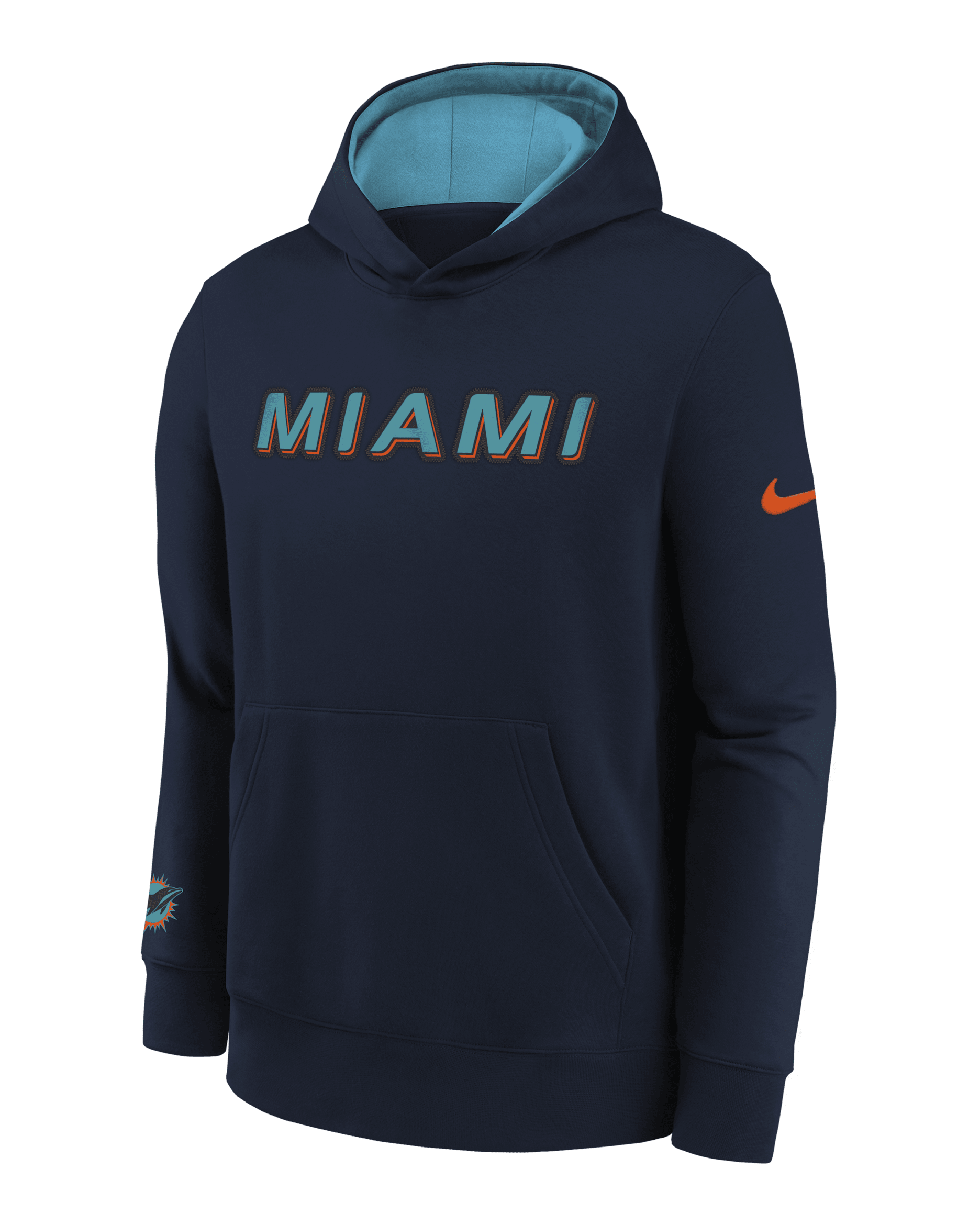Miami Dolphins Rivalry Club Big Kids' Nike NFL Pullover Hoodie